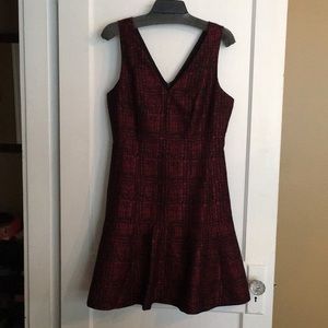 Banana Republic Sleeveless red/navy dress NWT
